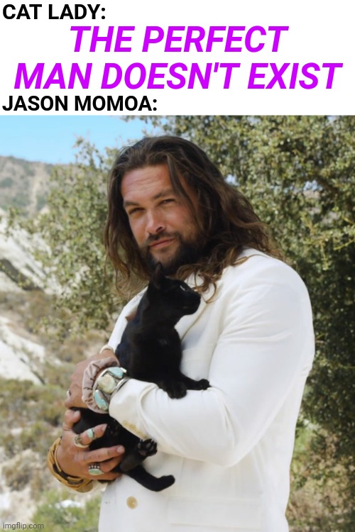 Jason Momoa Poses With Cats Makes Him the Perfect Man - Imgflip