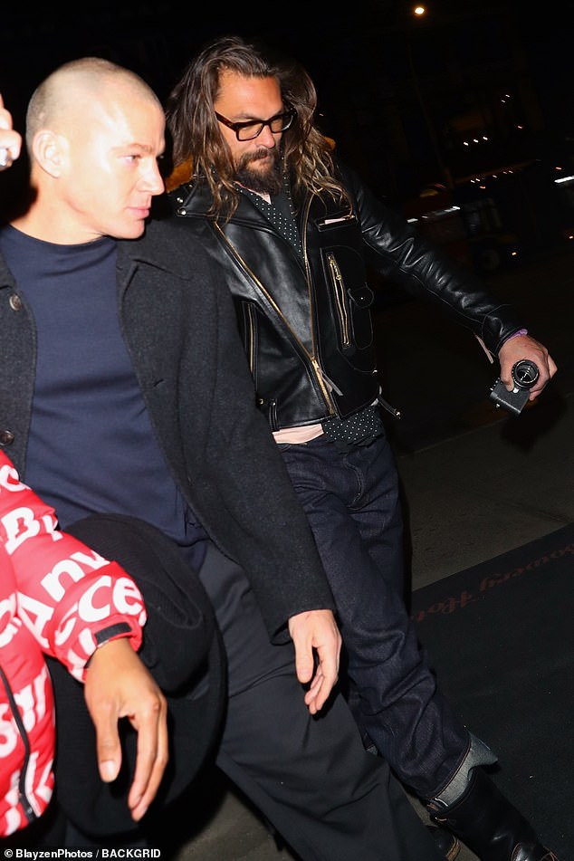 Zoe Kravitz heads to dinner with stepdad Jason Momoa, siblings, and  boyfriend Channing Tatum in NYC | Daily Mail Online