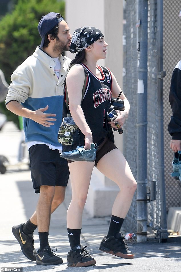 The trio had just wrapped up a session at the climbing gym