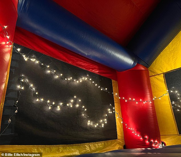 On her 20th birthday, she made no indication that she was in distress as she marked the occasion by sharing a photo of a candy cane birthday cake and a bounce house