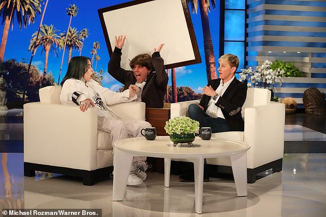 Funny: Ellen had a staffer imitate Justin Bieber on the April Fools' Day broadcast