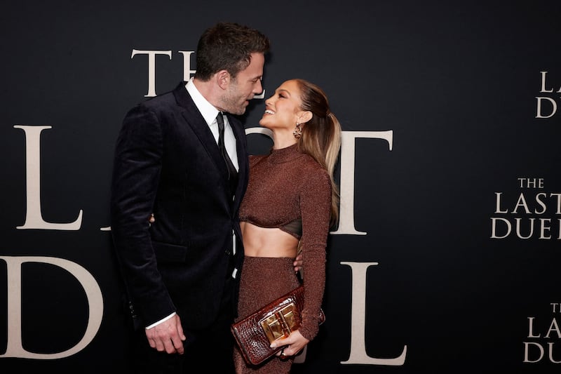 Jennifer Lopez and Ben Affleck and a wedding