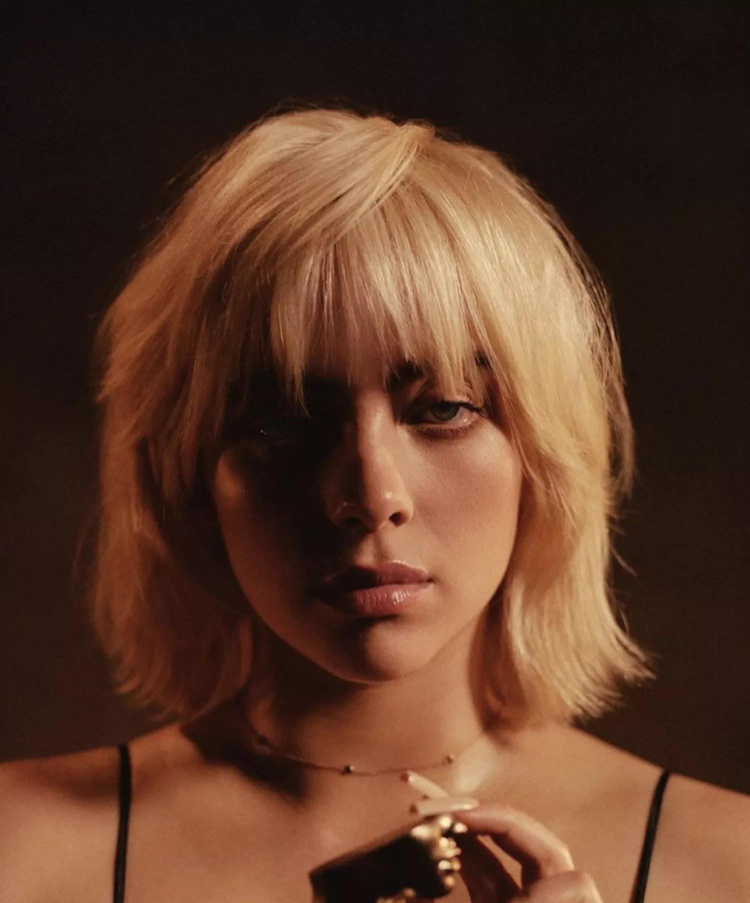 Billie Eilish with blonde bob